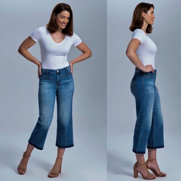 Seven7 High Rise Wide Leg Jean - Picture 3 of 14